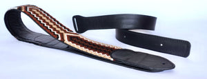 Baiqüiwiquió Handmade Leather Guitar Strap