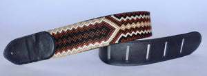 Baiqüiwiquió Handmade Leather Guitar Strap