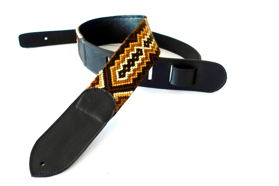 Mäpapai Handmade Leather Guitar Strap