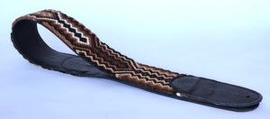 Yáoqowiuaiquí Handmade Leather Guitar Strap