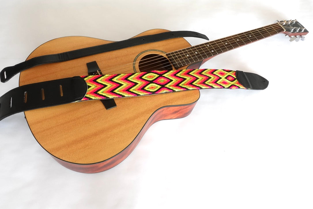 Qashqie Handmade Leather Guitar Strap