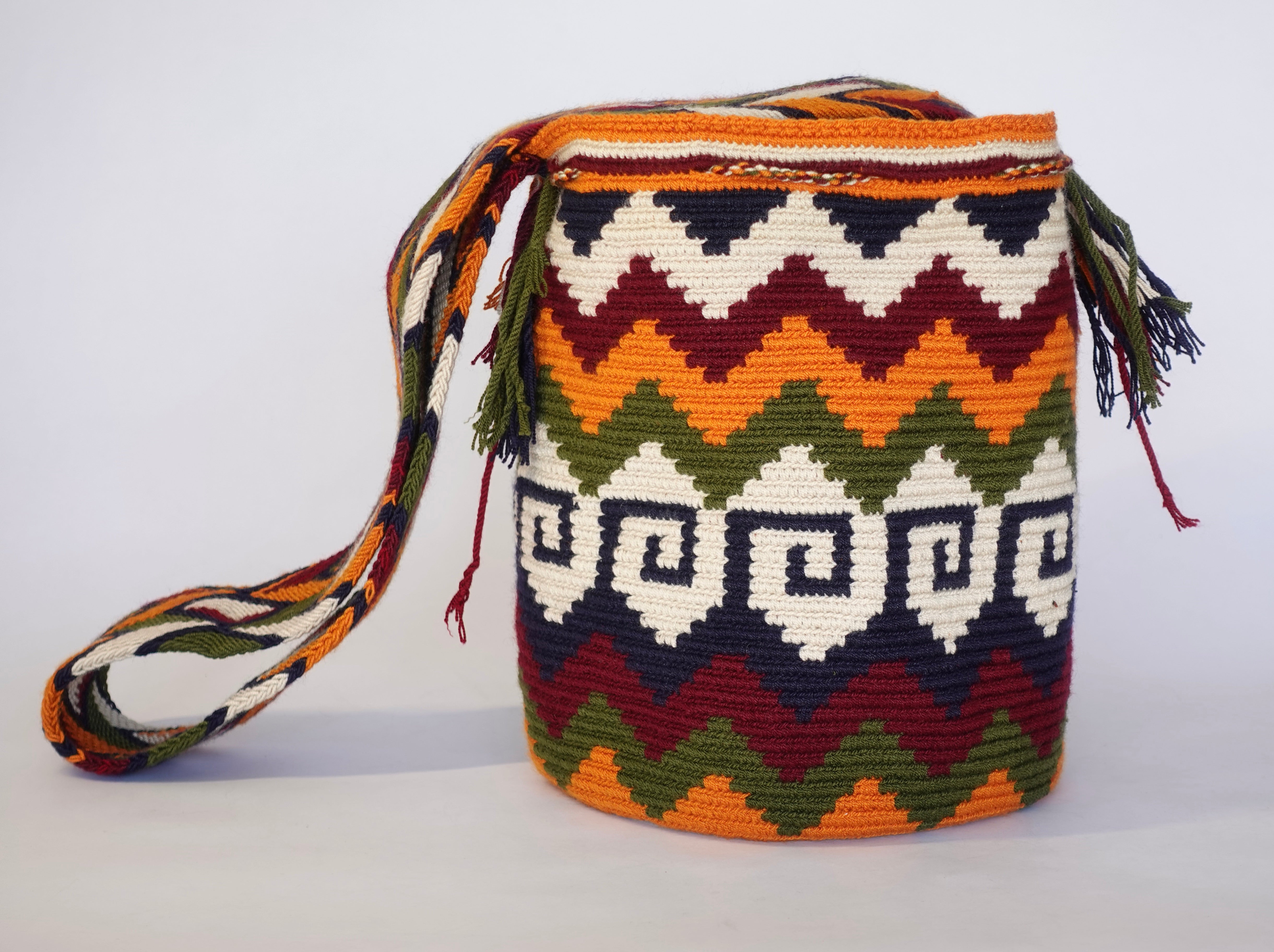 Hojacaizuei Wayuu Mochila Handmade Purse