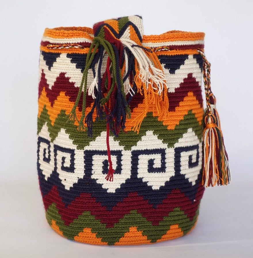 Hojacaizuei Wayuu Mochila Handmade Purse