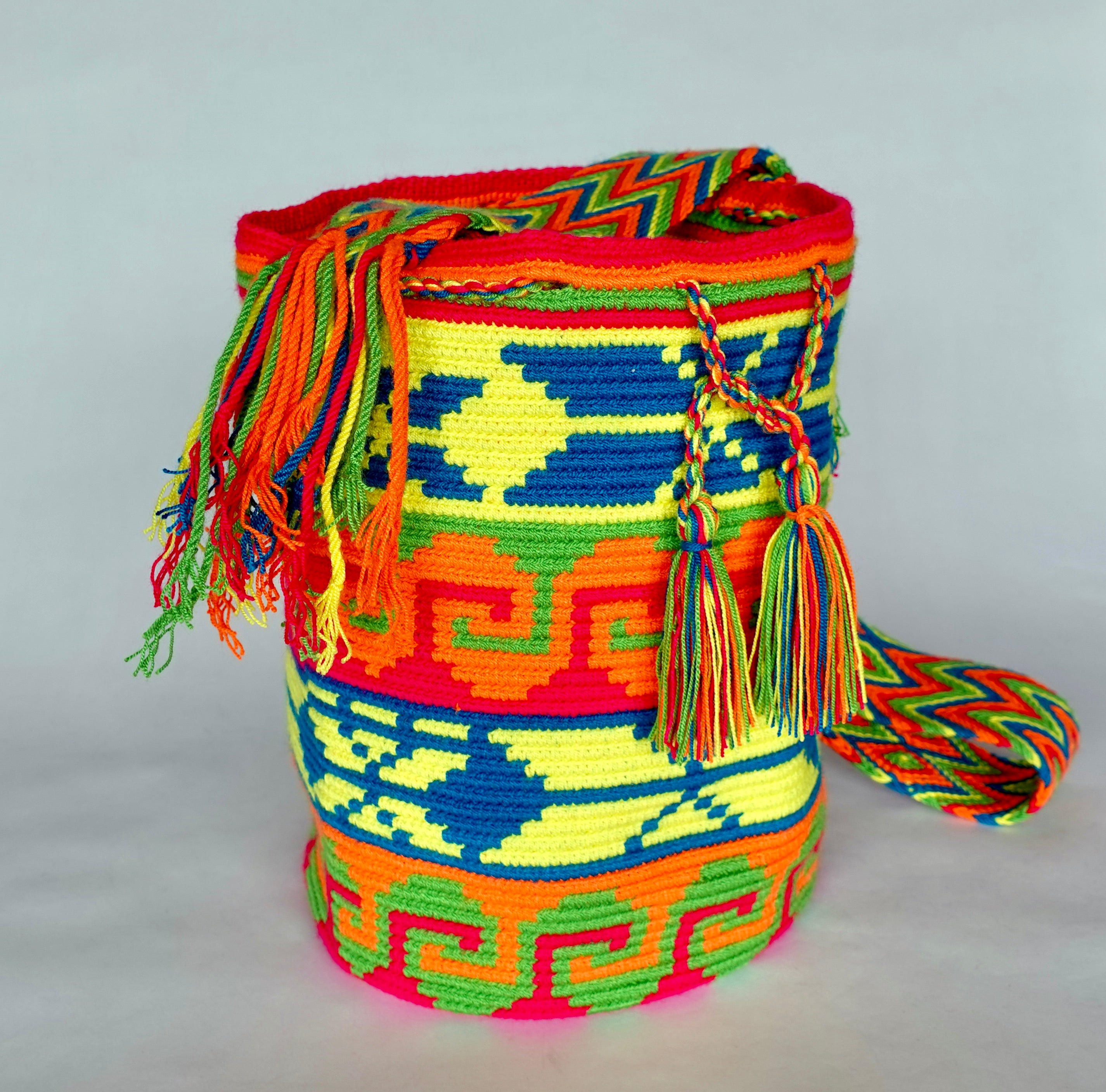 Arcoiris Wayuu Mochila Handmade Purse