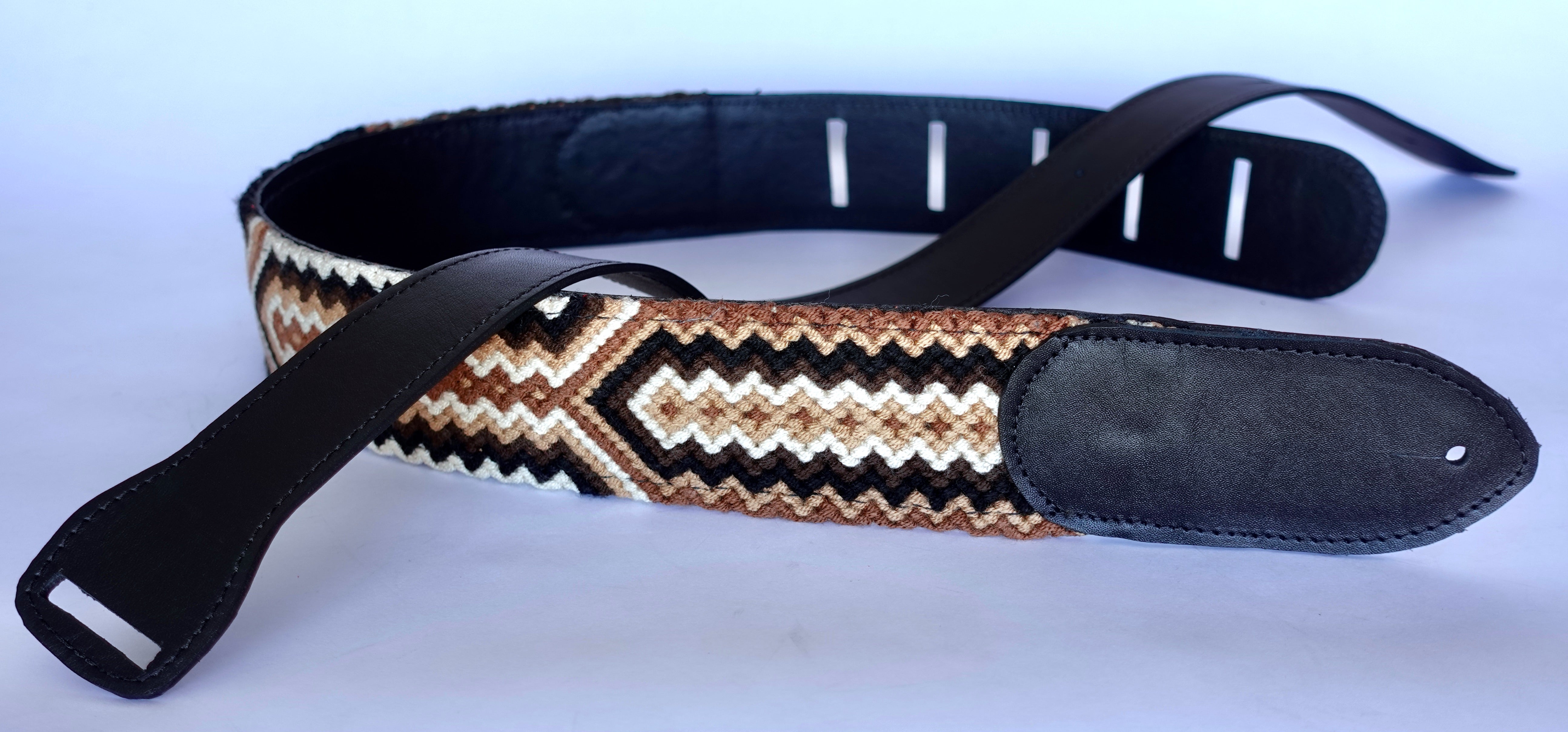 Baiqieuai Handmade Leather Guitar Strap