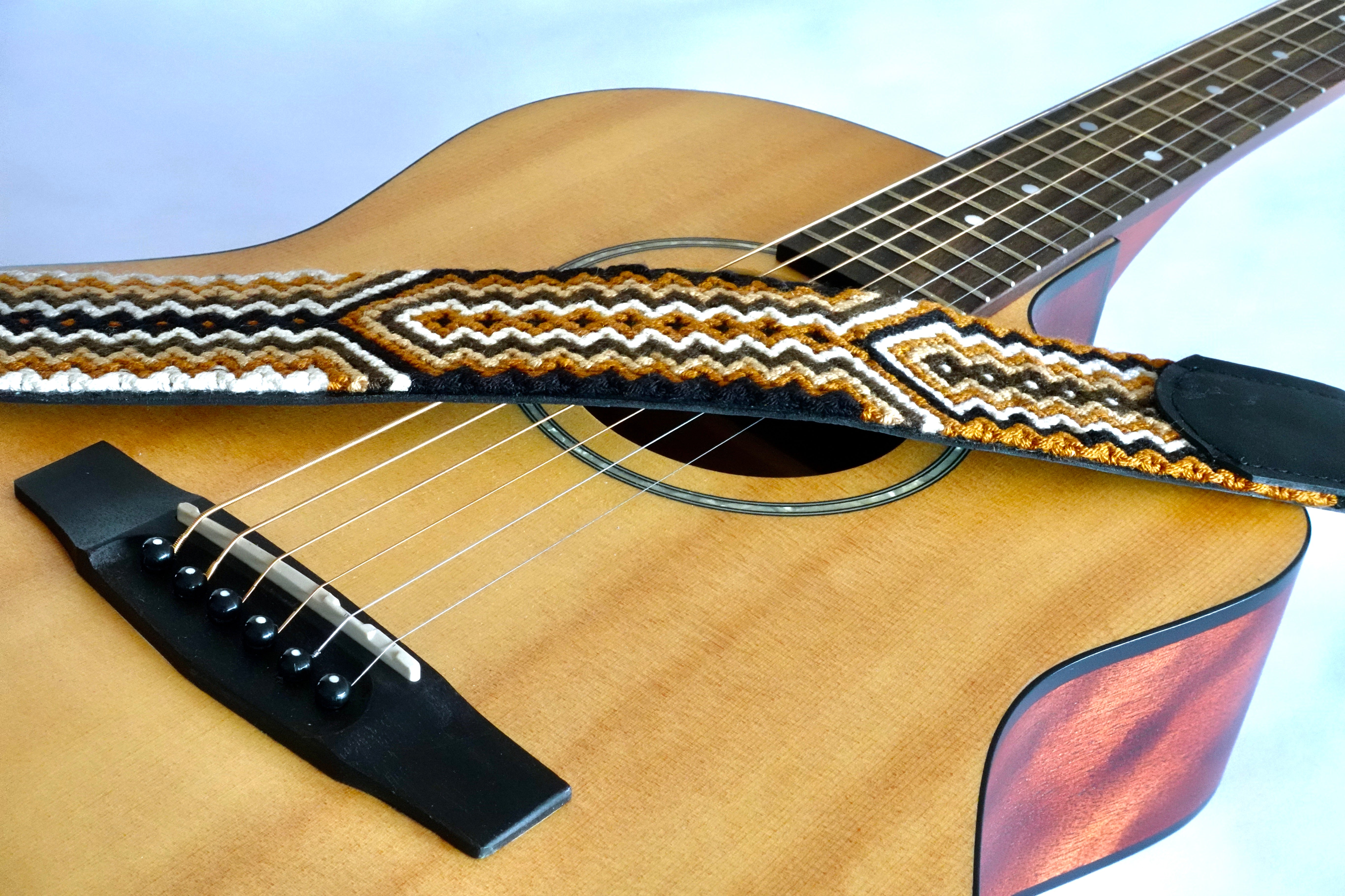 Tierra Handmade Leather Guitar Strap