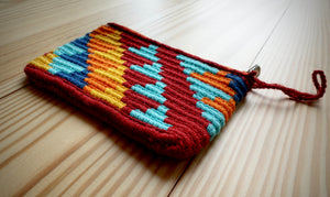 Traquiomá Wayuu Handmade Wristlet Clutch, Small