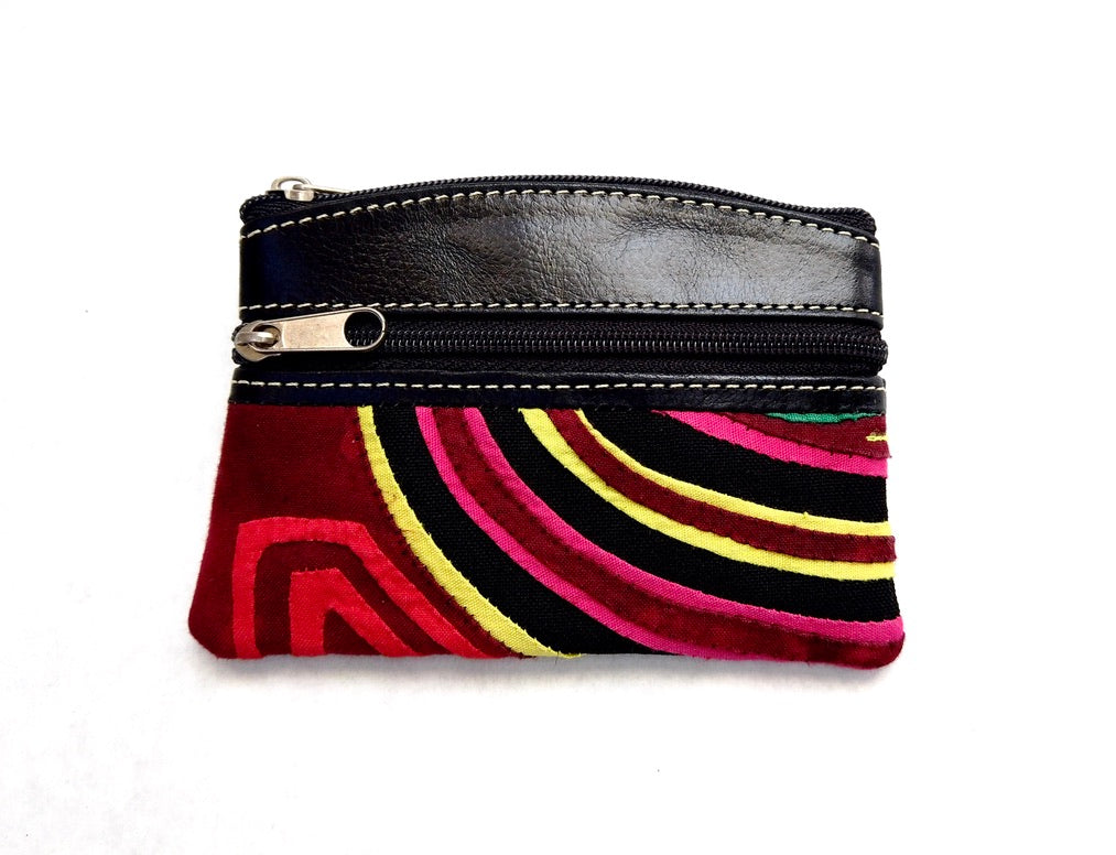 Mola Leather Zip Wallets - Fair Trade Gifts – Hands of Colombia
