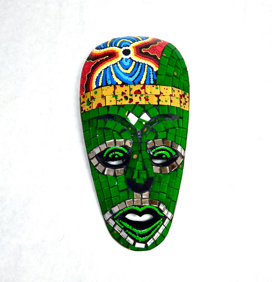 Espali Amazonian Hand Painted Mosaic Mask