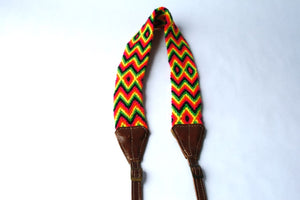 Maicao Tribal + Leather Handmade Camera Strap