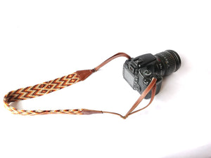 Mayapo Tribal + Leather Handmade Camera Strap