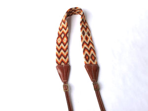 Mayapo Tribal + Leather Handmade Camera Strap