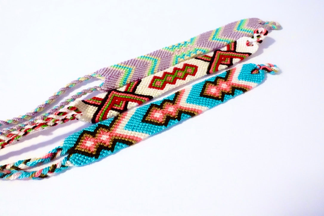 Primavera - Handmade Friendship Bracelets - Set of Three