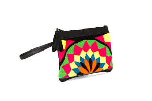 Majala Handmade Tribal + Leather Clutch