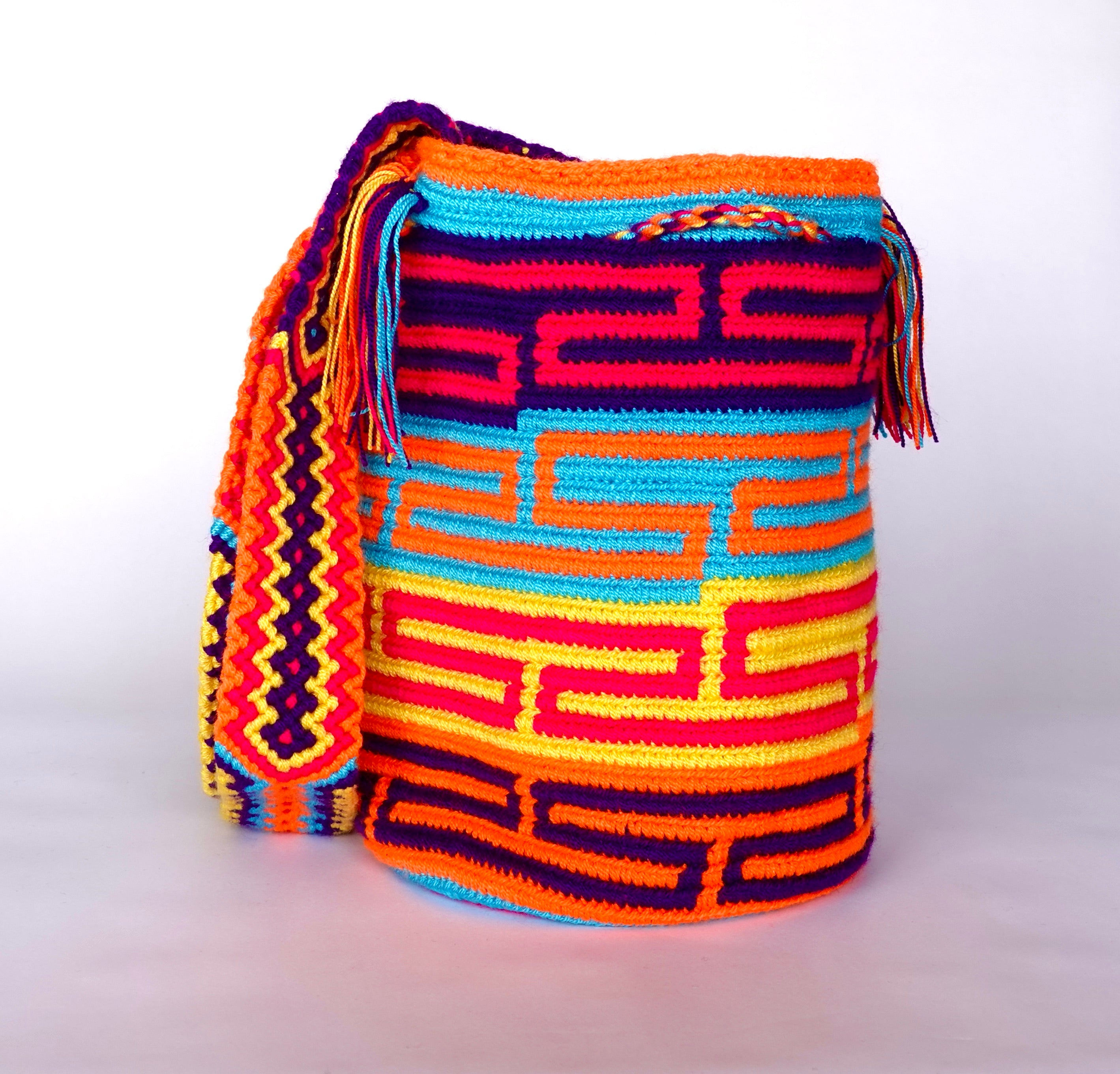 Lei-zazu Wayuu Mochila Bag, Medium