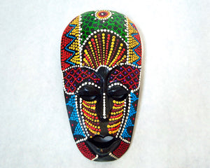 Zamaui Amazonian Hand Painted Mask