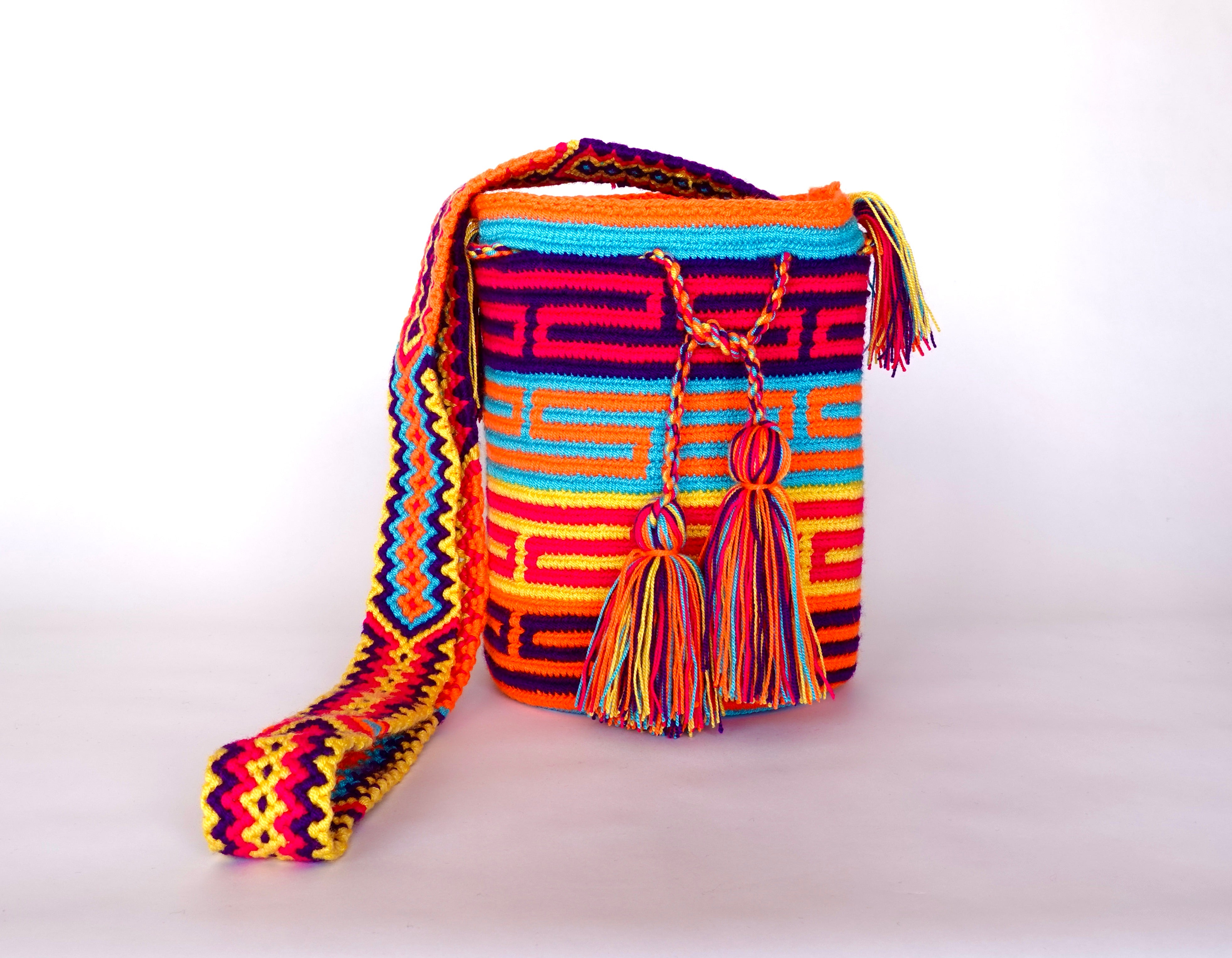 Lei-zazu Wayuu Mochila Bag, Medium