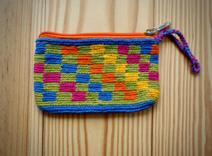 Leyenda Wayuu Handmade Wristlet Clutch, Small